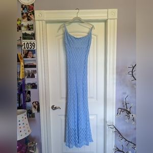 Bardot blue summer dress